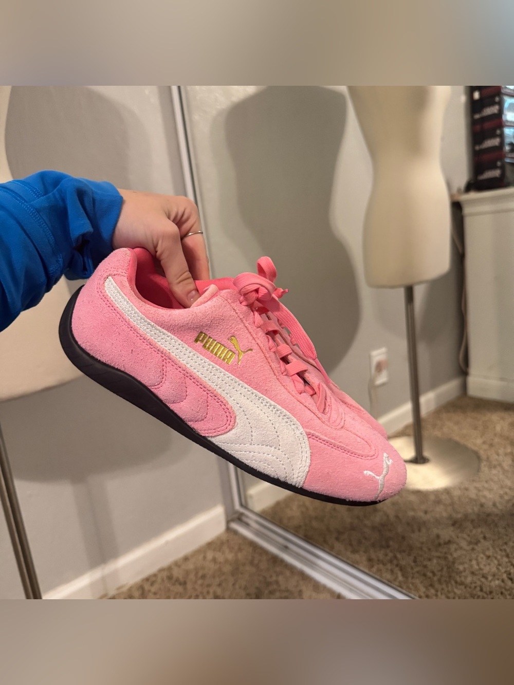 New Pink Suede Puma Speedcat